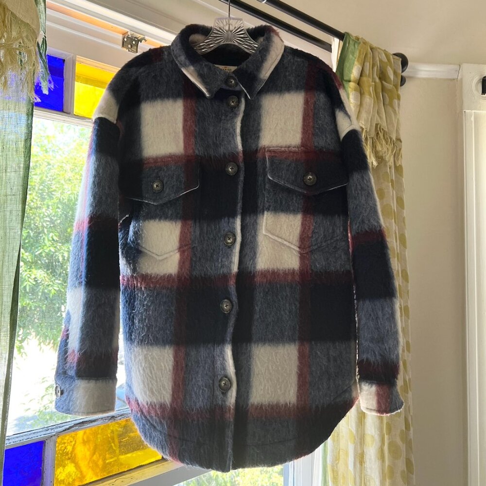 Marine Layer Plaid Shacket